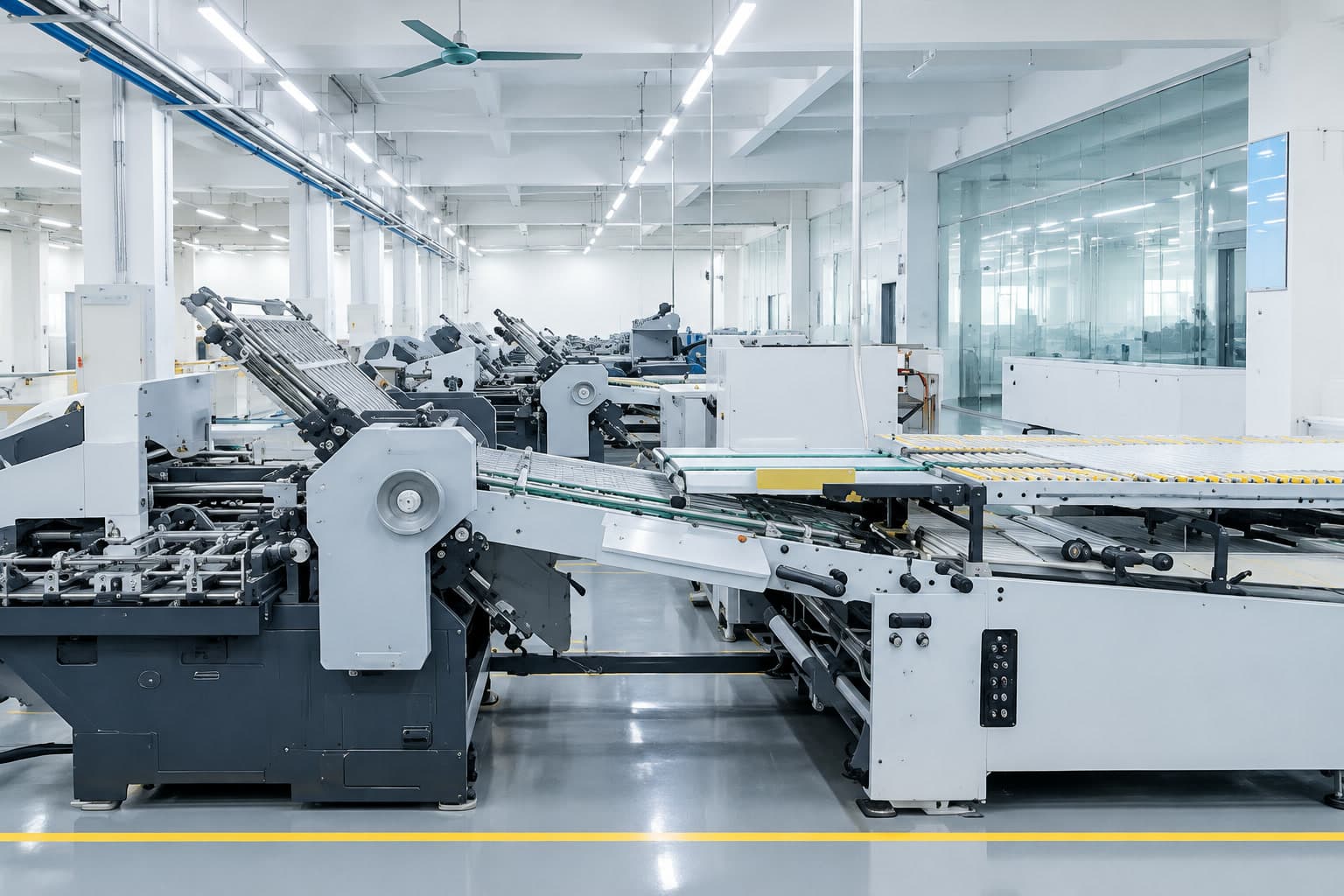 Print finishing and production equipment at Lemon Printing