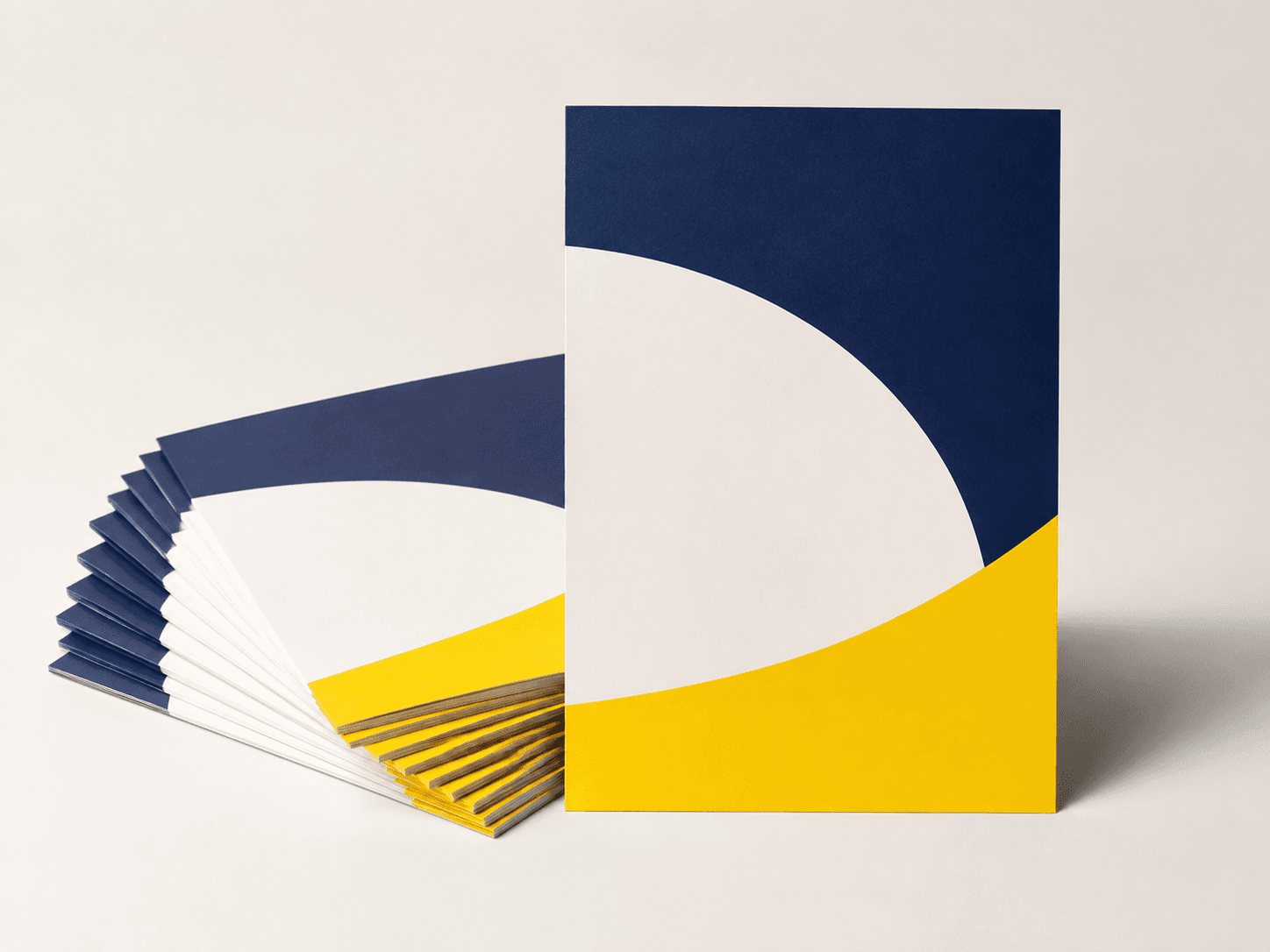 Full-color printed promotional flyers