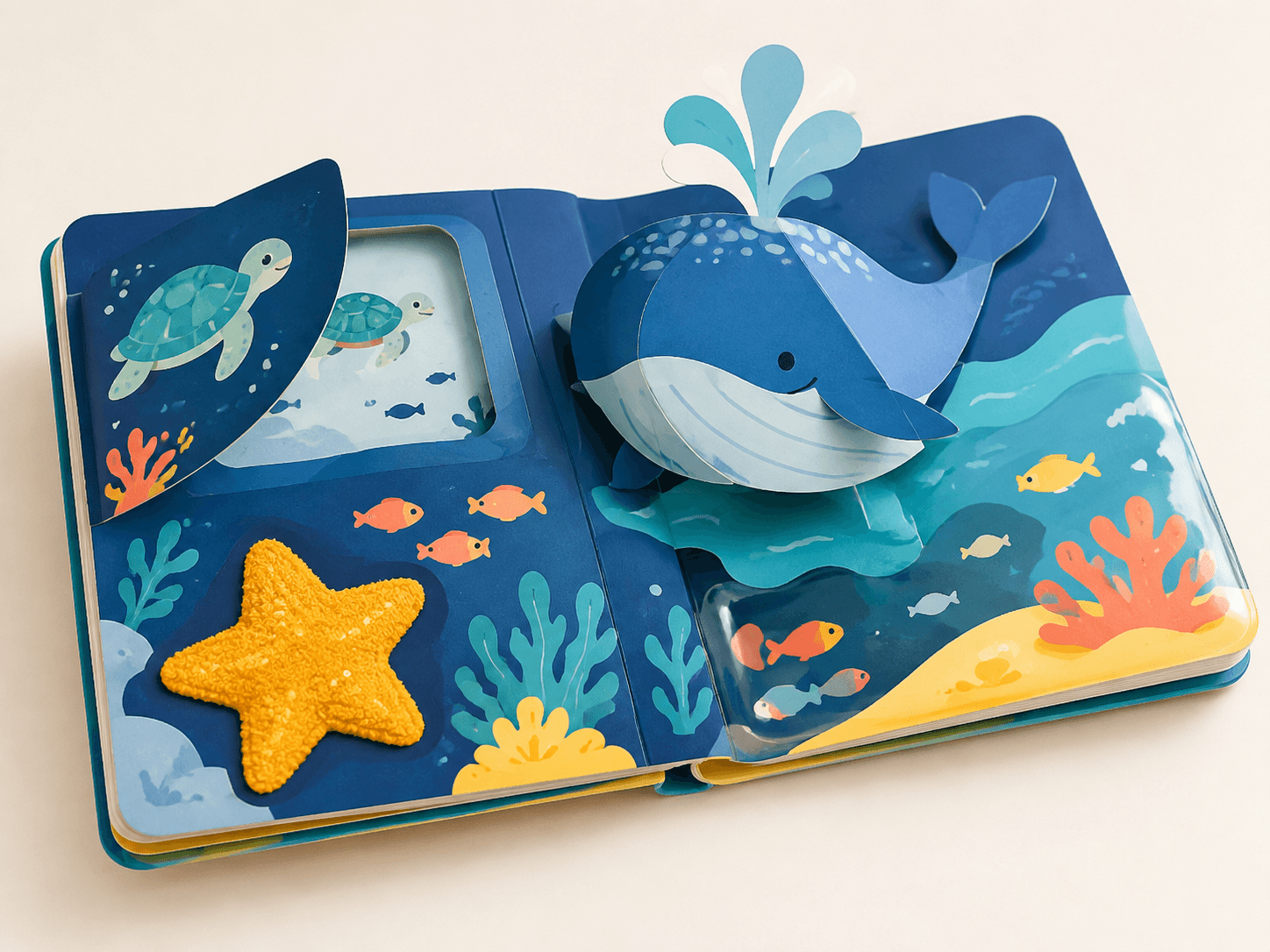 Children's book cover and paper customization details