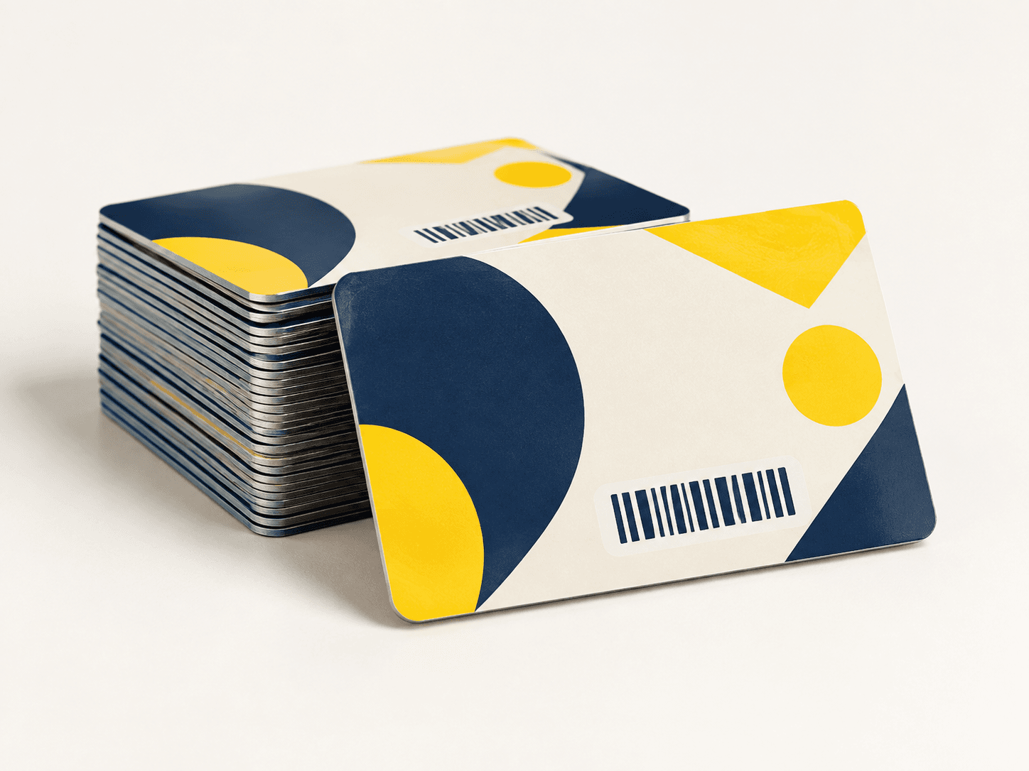Printed discount cards with branded offer details